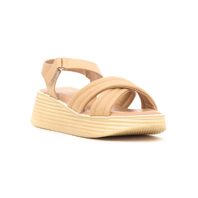 Women Beige Formal Sandal FR5077