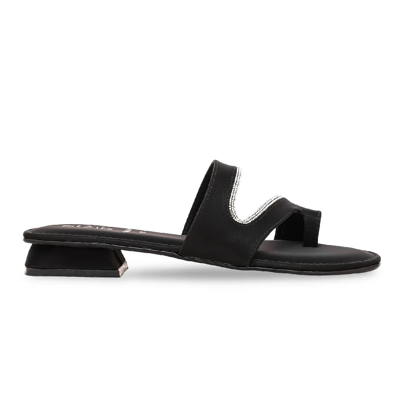 Black Formal Chappal FR0534