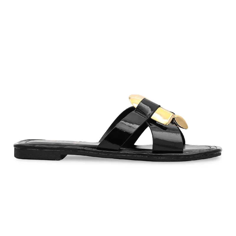 Black Formal Slipper FR8102