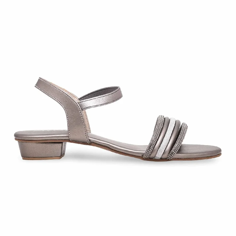 Grey Fancy Sandal FN5797