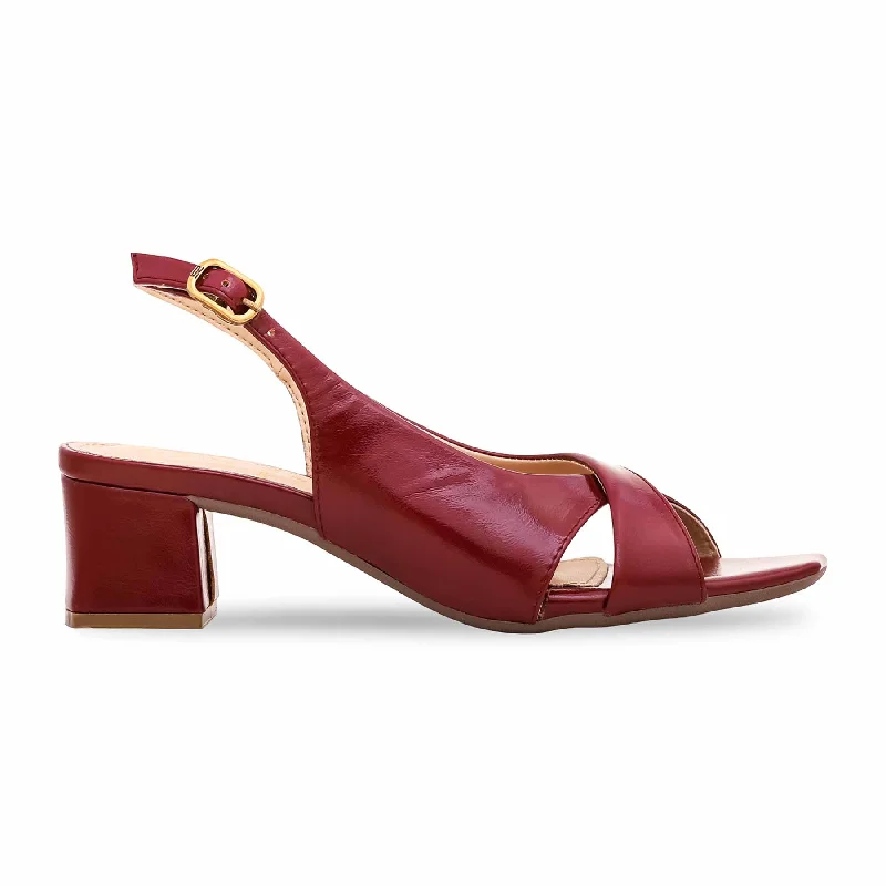 Maroon Formal Sandal FR5340