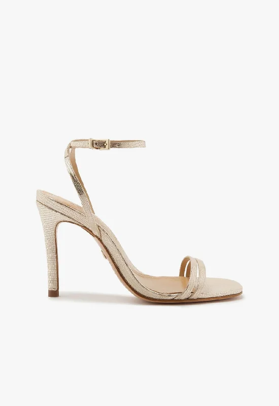 Altina Embossed-Leather Sandal