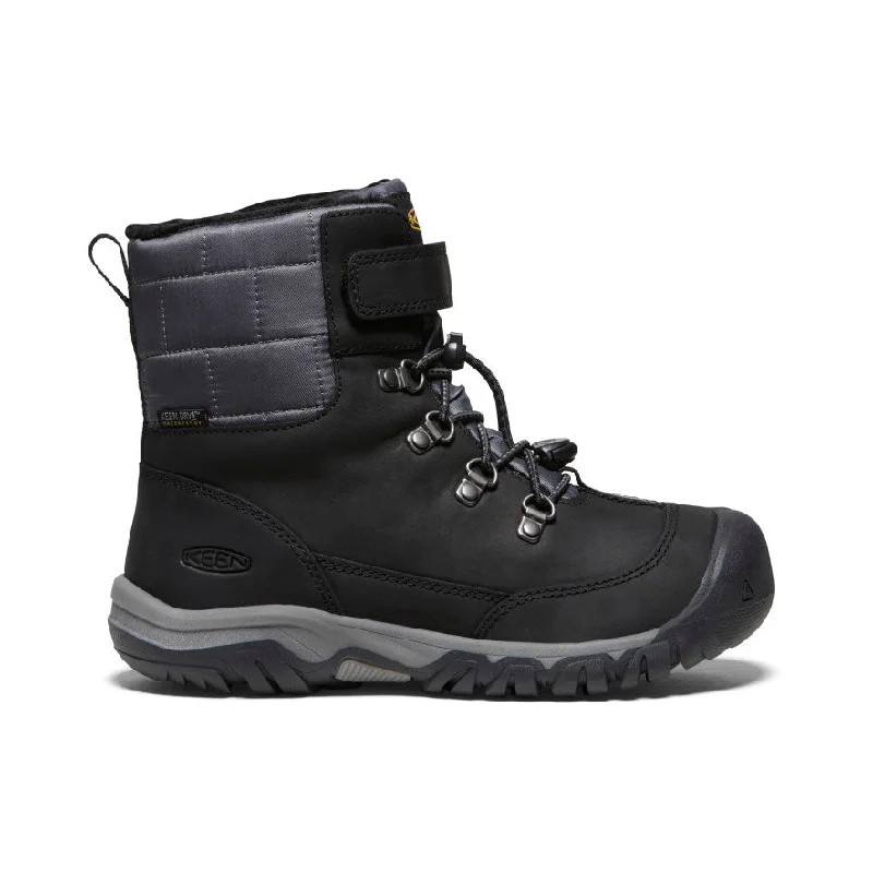 Big Kids' Kanibou Waterproof Winter Boot  |  Black/Magnet