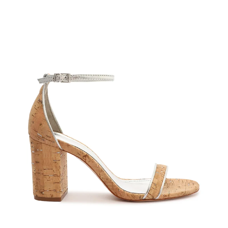 Cadey Lee Block Casual Leather Sandal