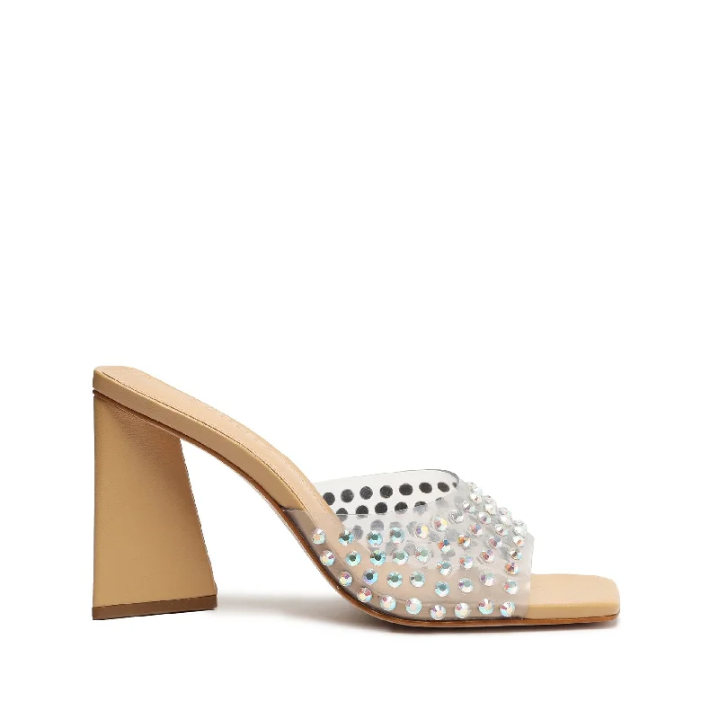 Lizah Crystal Vinyl Sandal