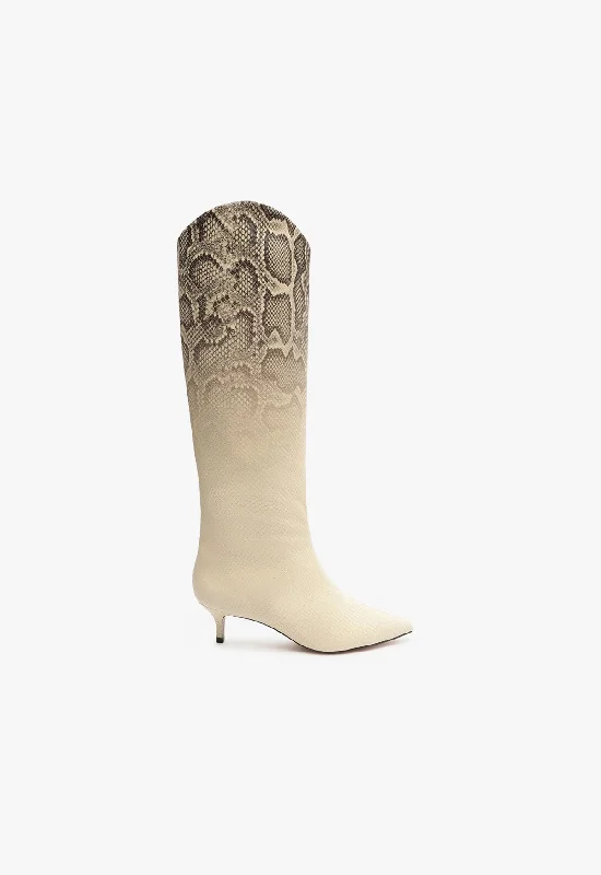 Maryana Lo Snake Faded Boot