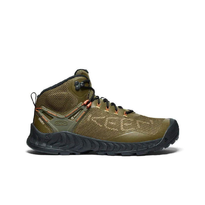 Men's NXIS EVO Waterproof Boot  |  Dark Olive/Gold Flame