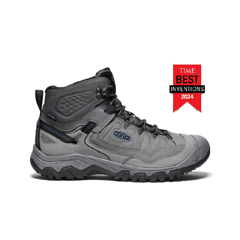 Men's Targhee IV Waterproof Hiking Boot  |  Steel Grey/Coronet Blue