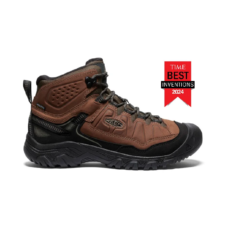 Men's Targhee IV Wide Waterproof Hiking Boot  |  Bison/Black