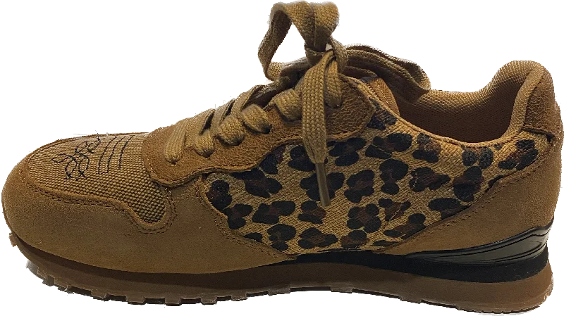 Roper Giddy Up Cheetah Casual Shoe - Brown - 09-021-1797-3539