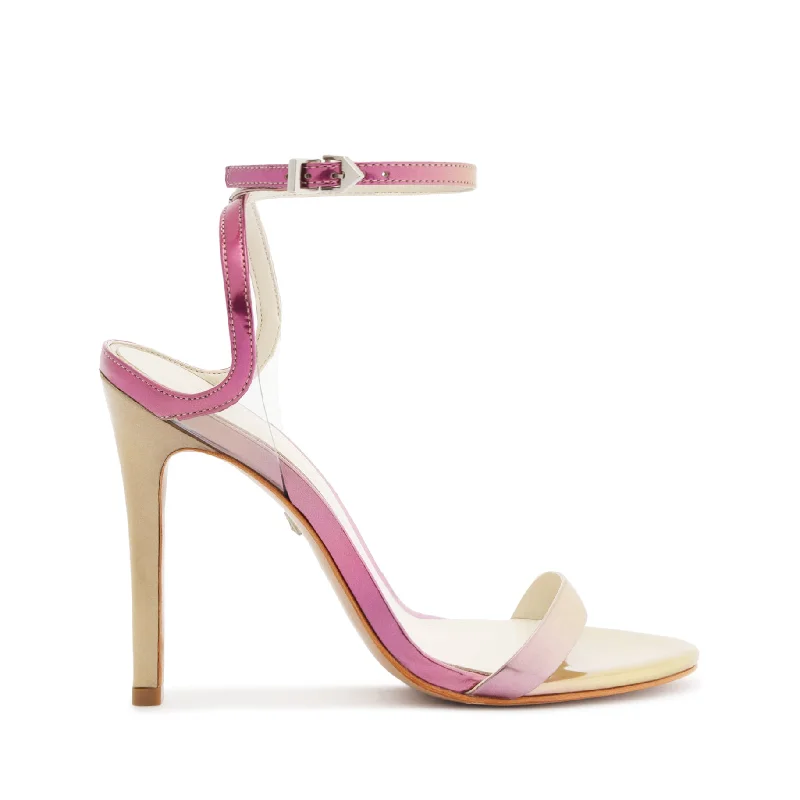 Skye Vinyl and Specchio Leather Sandal