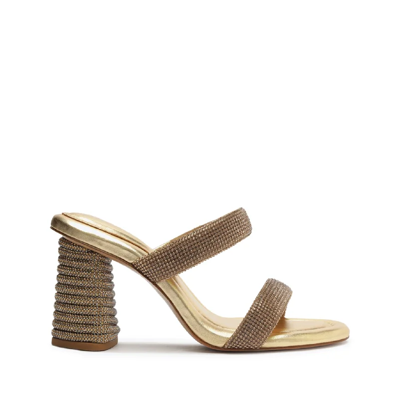 Tully Glam Metallic Nappa Leather Sandal