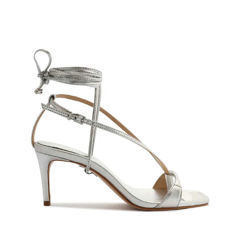 Vikki Lo Metallic Leather Sandal