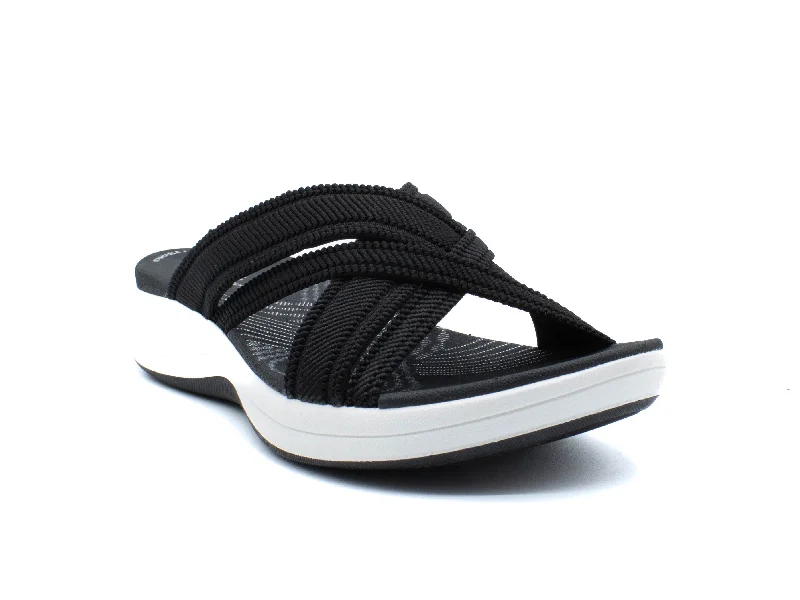 CLARKS Mira Isle Black Slide Sport Sandal