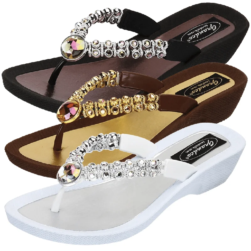 Grandco Sandals 24801E - Rhinestone