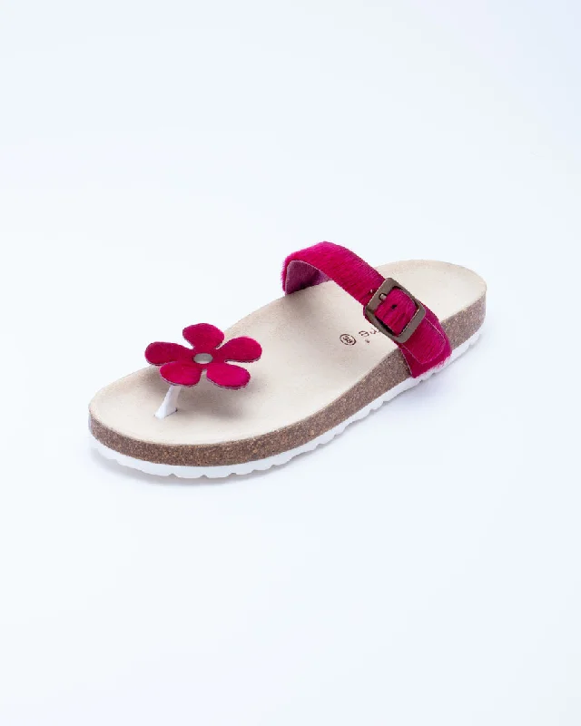 Women's Manu Flower Sandal Violet Pony